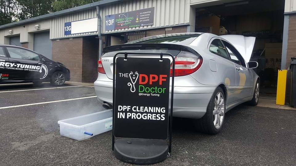 DPF Cleaning Mercedes C220CDI