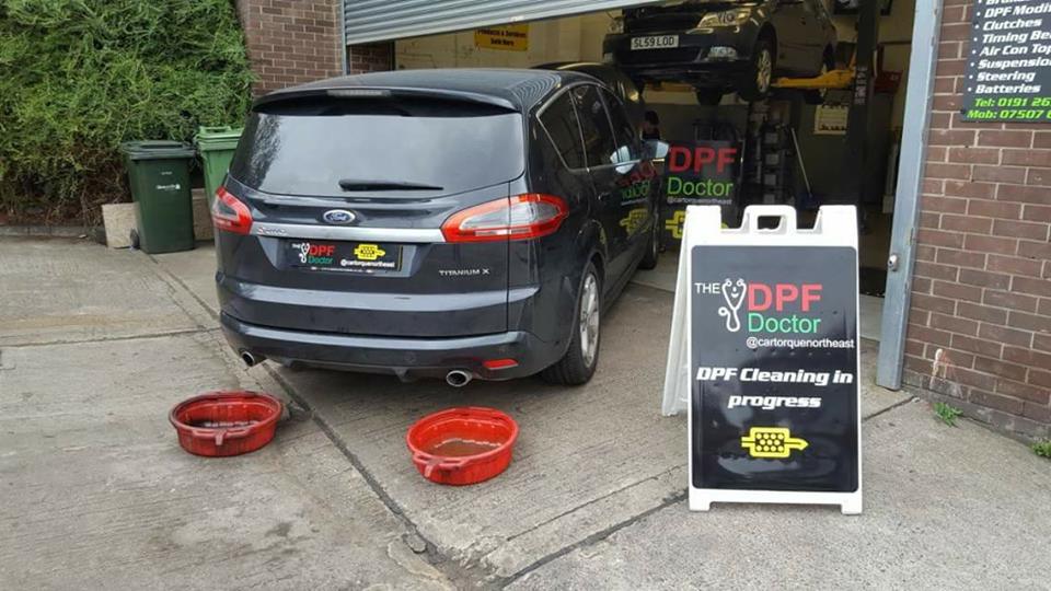 Ford S Max in for a DPF Clean and Repair in Newcastle