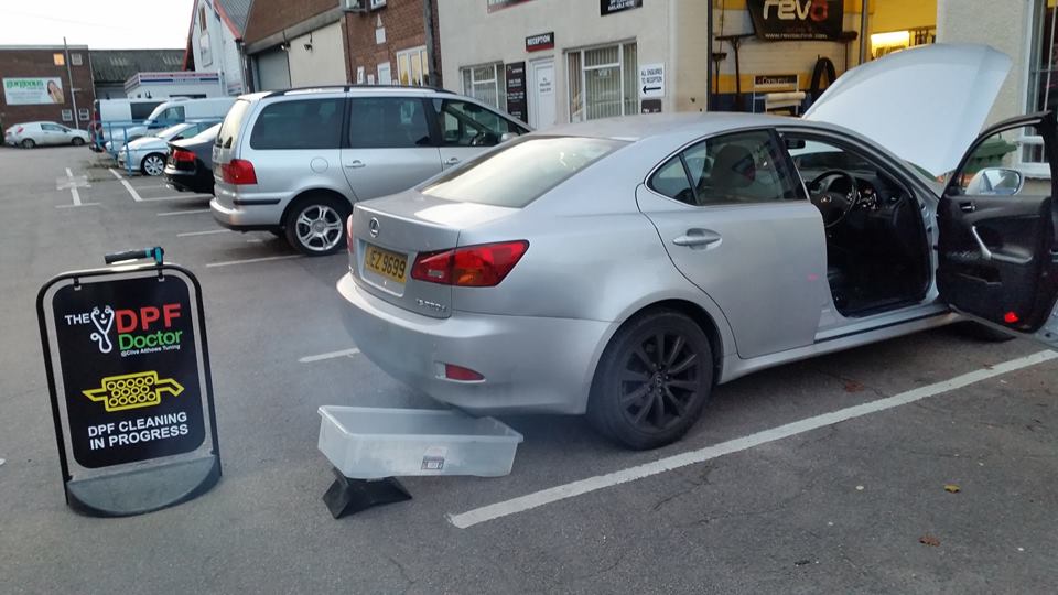 Lexus in Norwich in for a DPF Clean and Repair