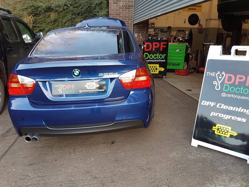 BMW with Blocked DPF Repaired and Cleaned in Newcastle