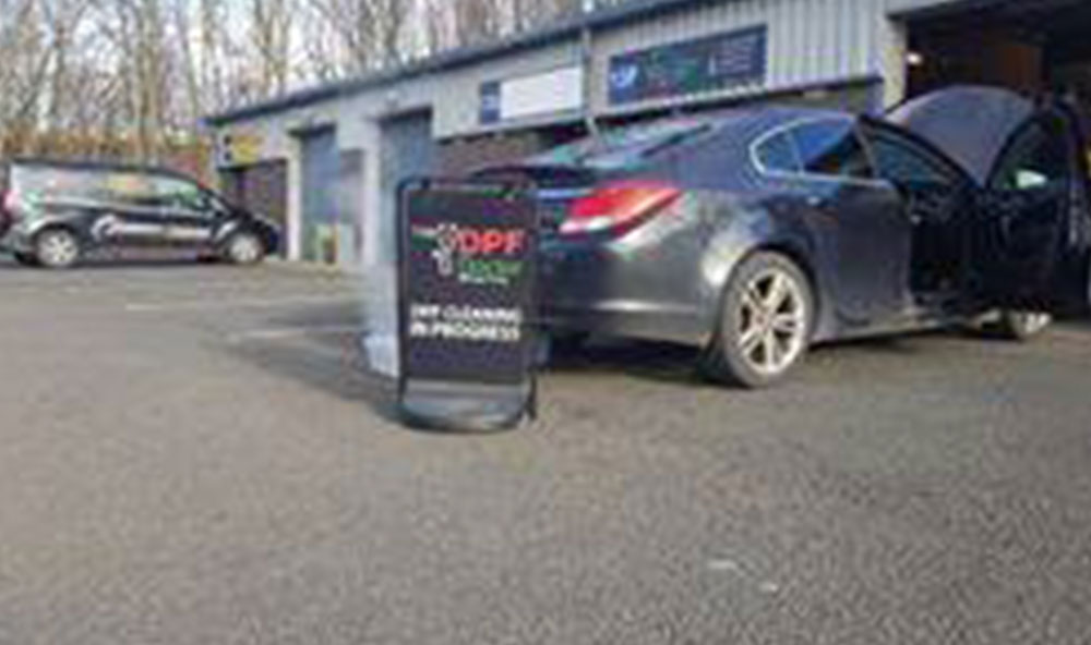 DPF Clean on an Insignia in Ashington