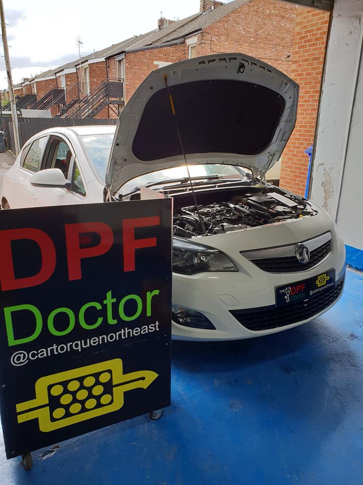 Vauxhall Astra in with DPF Blocked, Fixed & Cleaned in Newcastle