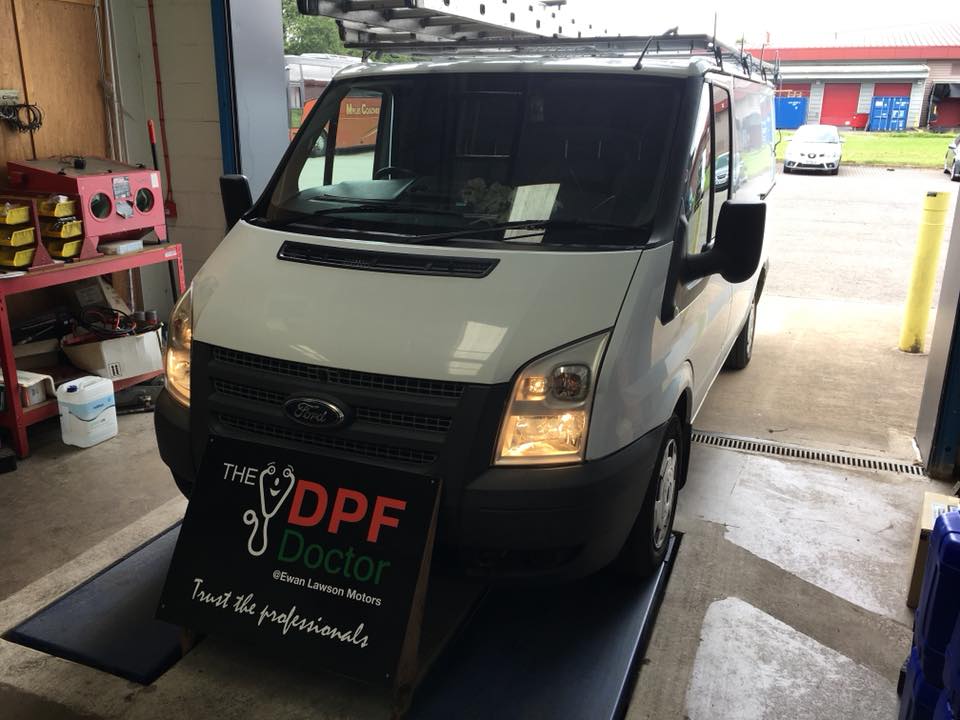 2012 Ford Transit DPF Cleaned in Falkirk