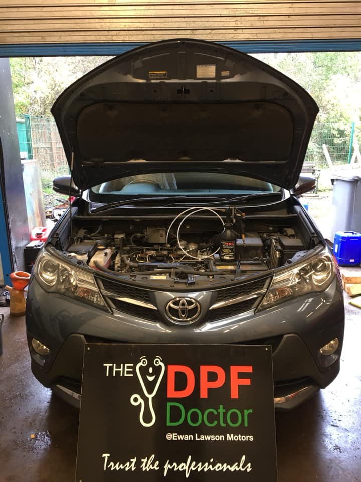 Toyota Rav 4 DPF Cleaned in Falkirk